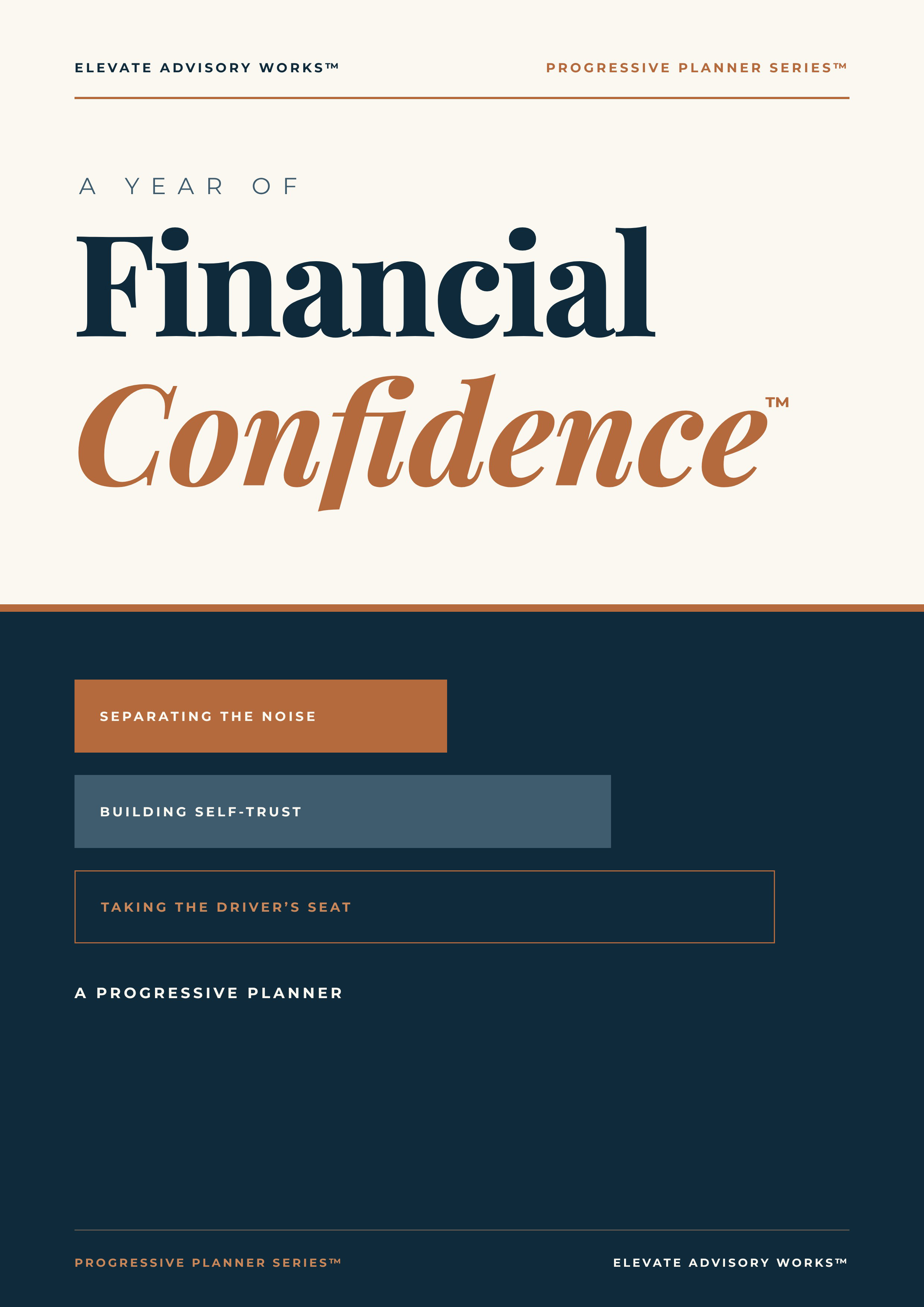 Cover mockup for A Year of Financial Confidence