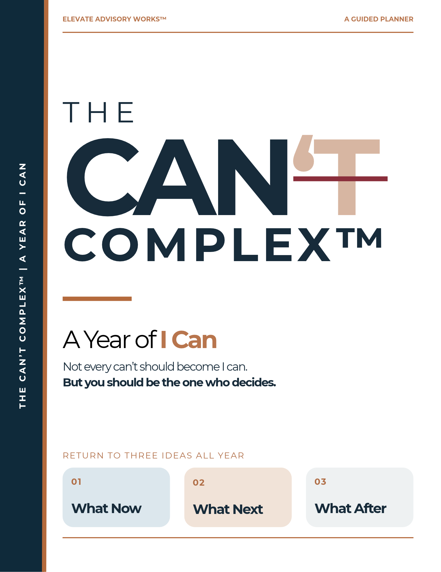 Cover mockup for The Can’t Complex